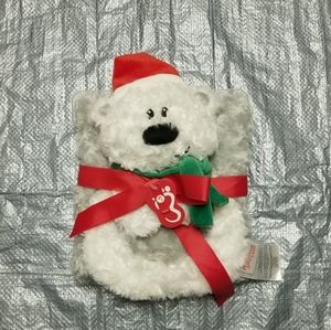 🎅👗Baby's First by Nemcor holiday rattle/receiving blanket